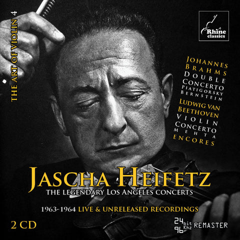 RH-004 | 2CD | JASCHA HEIFETZ • | legendary Los Angeles concerts