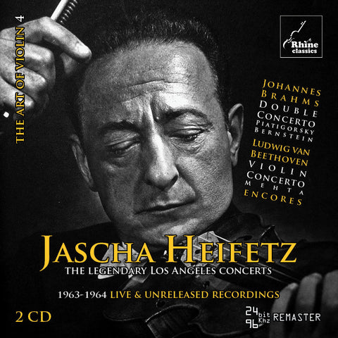RH-004 | 2CD | JASCHA HEIFETZ ① | legendary Los Angeles concerts