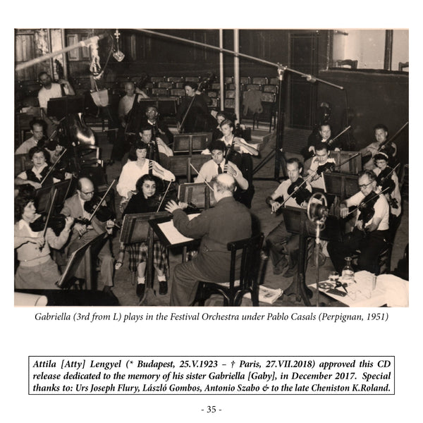 RH-018 | 9CD | GABRIELLA LENGYEL | Jenő Hubay’s last pupil