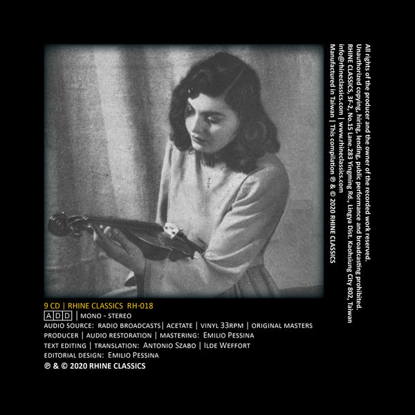 RH-018 | 9CD | GABRIELLA LENGYEL | Jenő Hubay’s last pupil