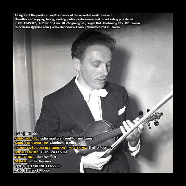 RH-003 | 1CD | ALFONSO MOSESTI | Italian Violin Concertos