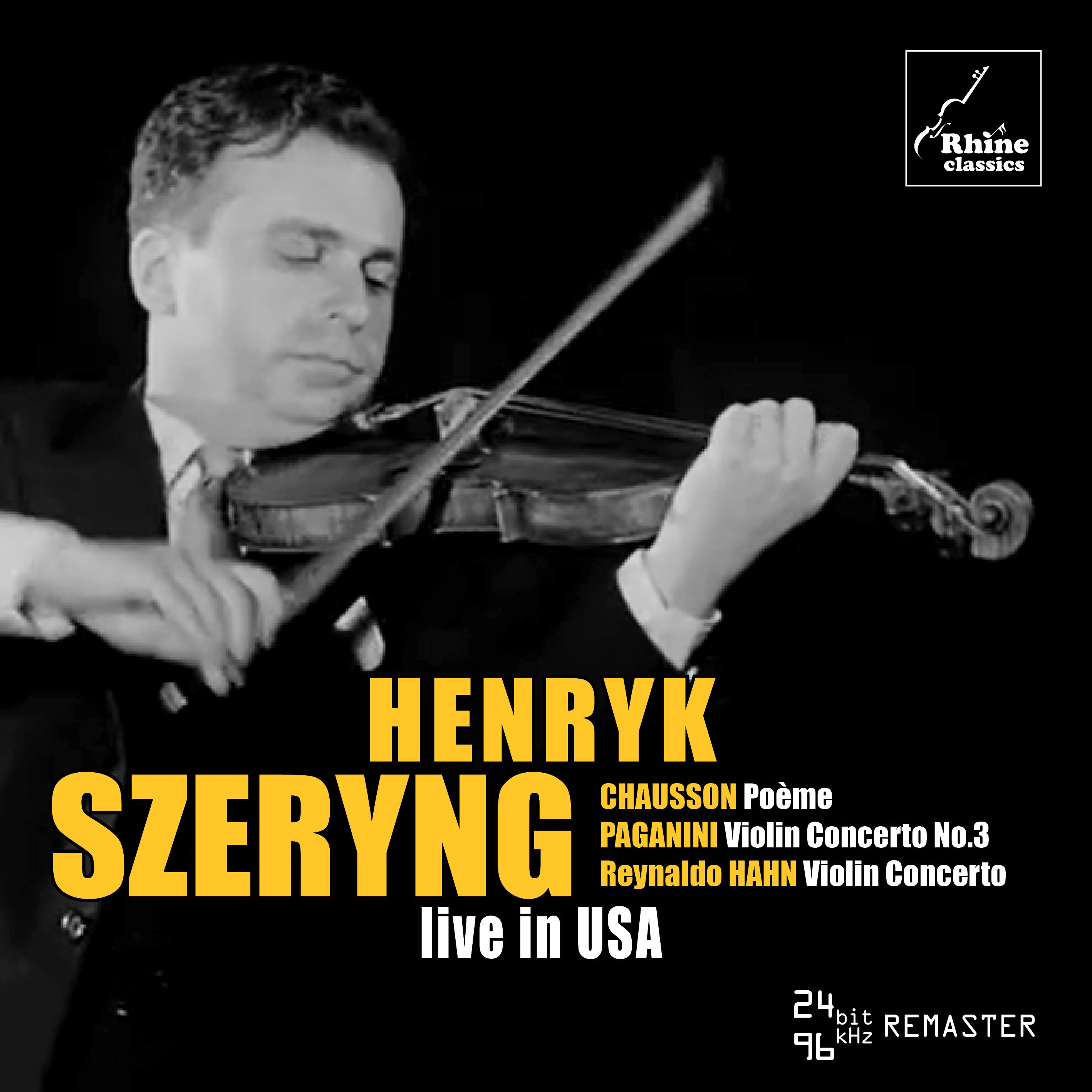 【中古】 Henryk Szeryng Early Recordings Volume 1 Szymanovski ,Szeryng RH-022_SzeryngUSA_1CD_cover.
