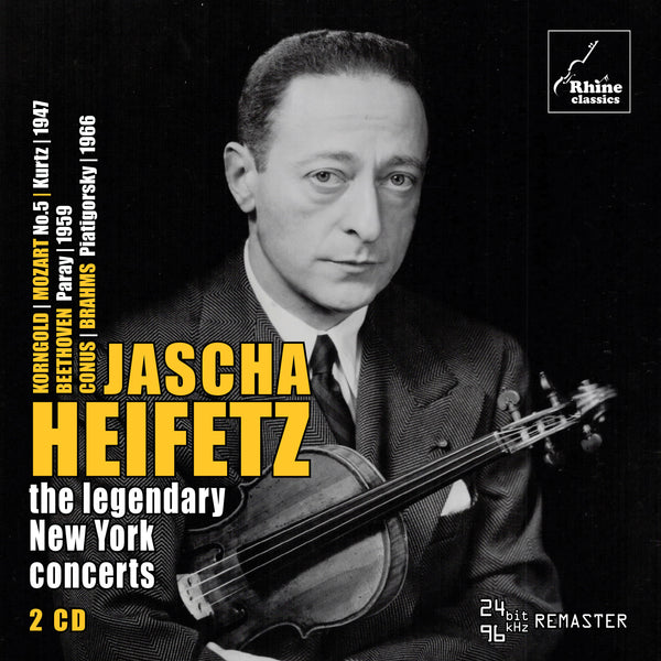 RH-025 | 2CD | JASCHA HEIFETZ - legendary New York concerts